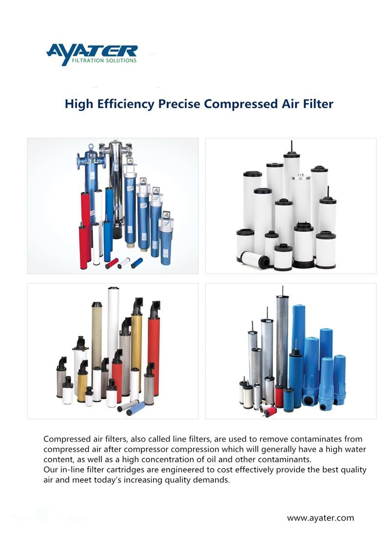 High Efficiency Precise Compressed Air Filter